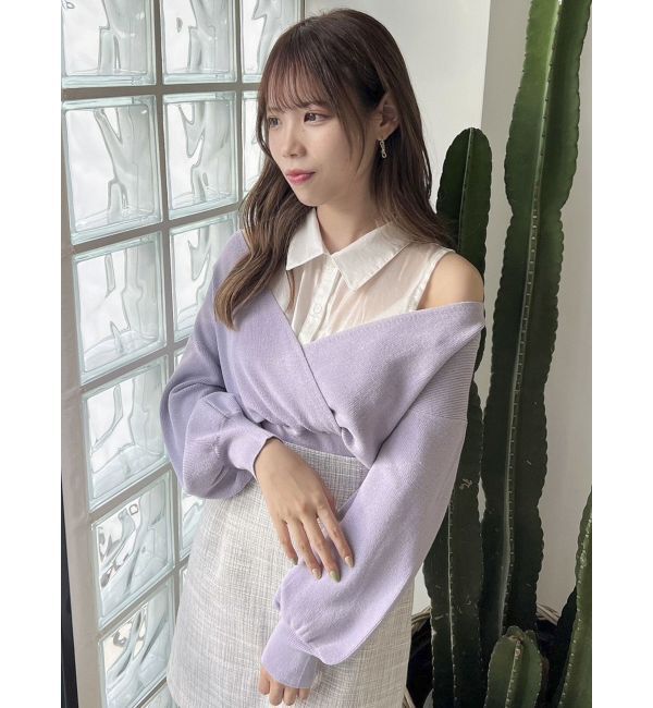 dazzlin「カーブラインミニスカート」|スカート|