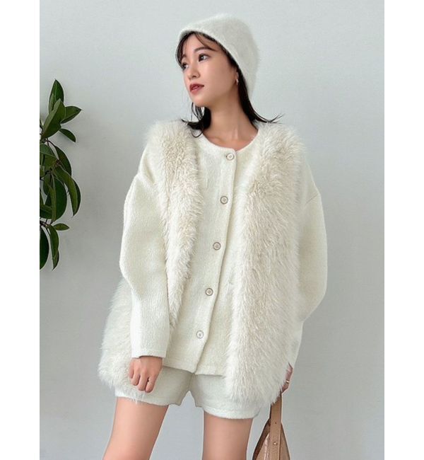 dazzlin「ソフティーファーベスト」|ベスト・ジレ|