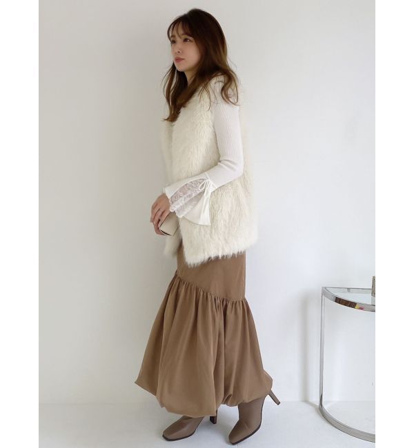 dazzlin「ソフティーファーベスト」|ベスト・ジレ|