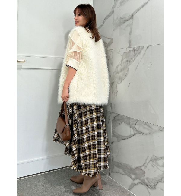 dazzlin「ソフティーファーベスト」|ベスト・ジレ|