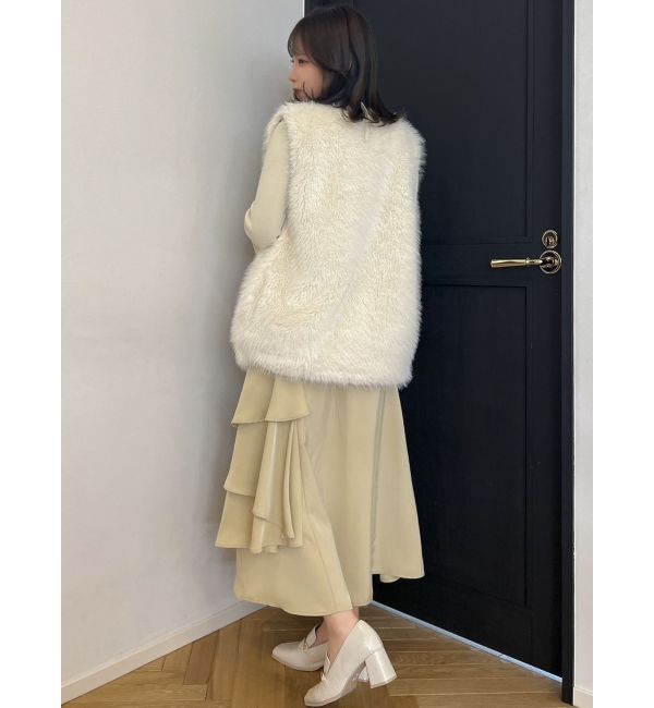 dazzlin「ソフティーファーベスト」|ベスト・ジレ|