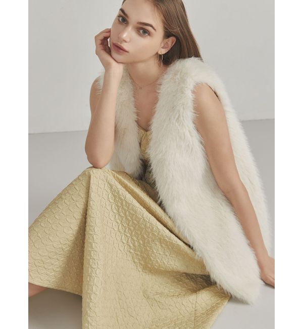 dazzlin「ソフティーファーベスト」|ベスト・ジレ|