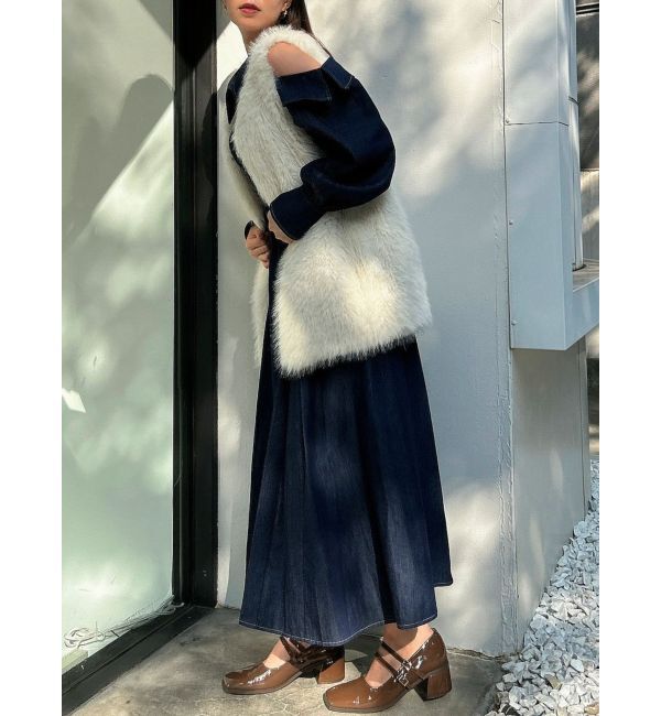 dazzlin「ソフティーファーベスト」|ベスト・ジレ|