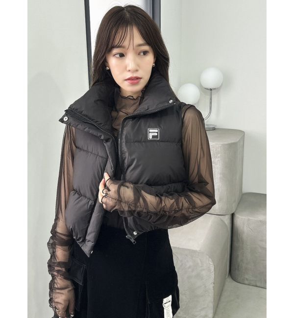 dazzlin「【FILA&times;dazzlin】スタンドダウンライクベスト」|ベスト・ジレ|