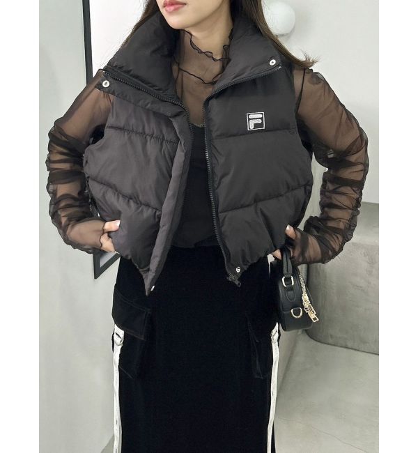 dazzlin「【FILA&times;dazzlin】スタンドダウンライクベスト」|ベスト・ジレ|