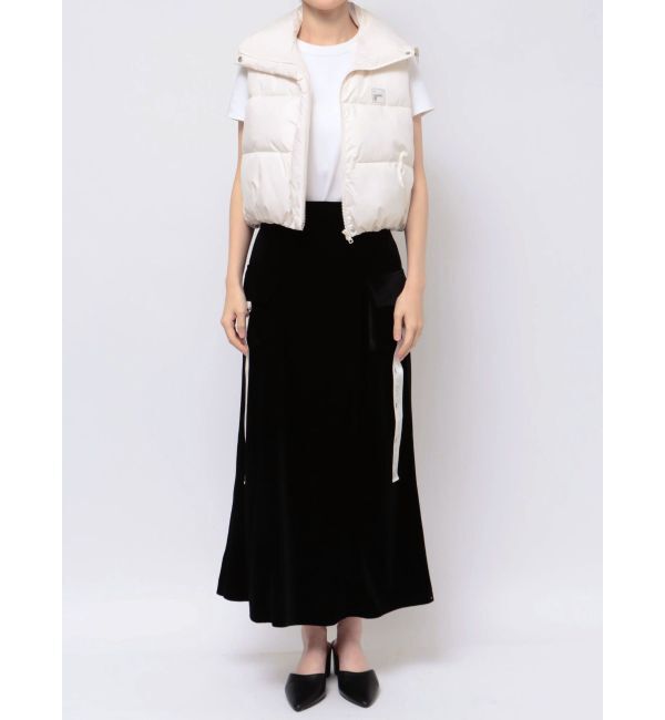 dazzlin「【FILA&times;dazzlin】スタンドダウンライクベスト」|ベスト・ジレ|