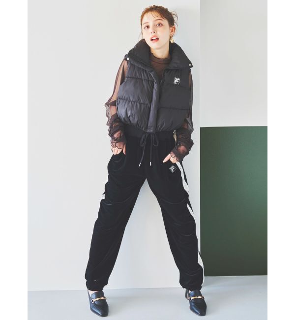 dazzlin「【FILA&times;dazzlin】スタンドダウンライクベスト」|ベスト・ジレ|