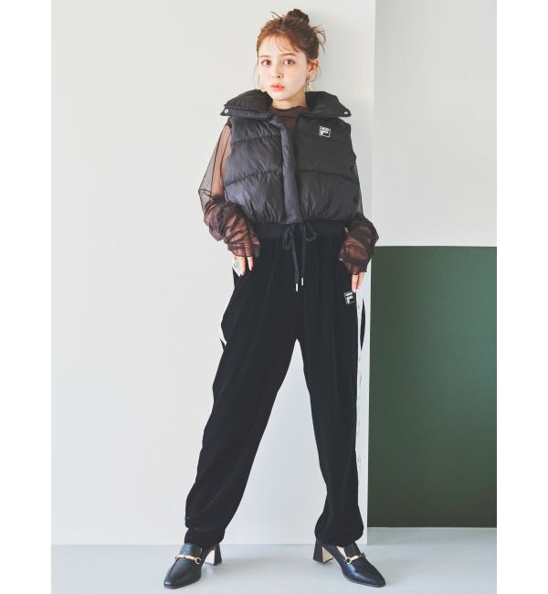 dazzlin「【FILA&times;dazzlin】スタンドダウンライクベスト」|ベスト・ジレ|