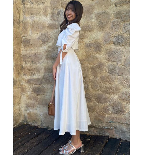 dazzlin「カットアウトシャツワンピース」|ワンピース|