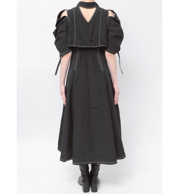 dazzlin「カットアウトシャツワンピース」|ワンピース|