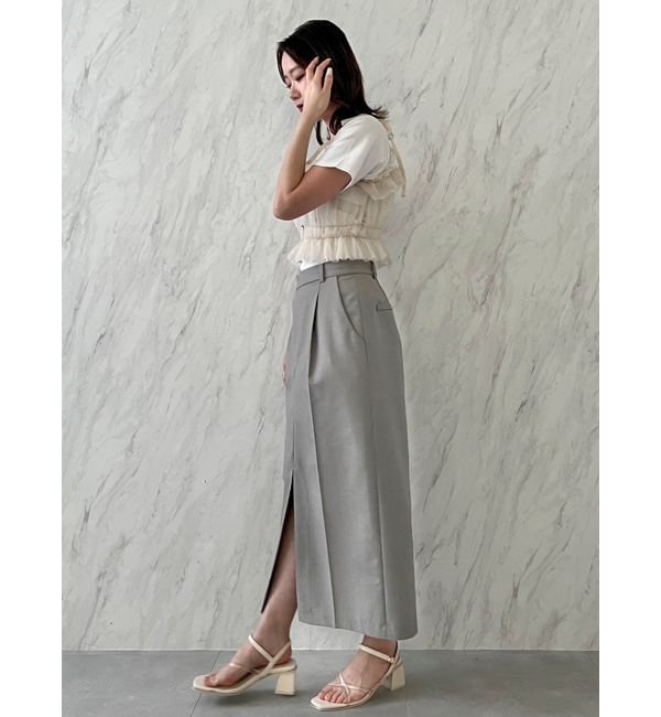 dazzlin「スラックスライクスカート」|スカート|