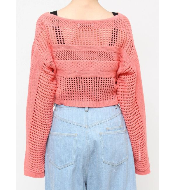 dazzlin「ホックデザインニットカーデ」|カーディガン|