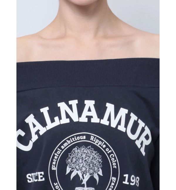 dazzlin「【CALNAMURコラボ】カルミアプリント オフショルダー プルオーバー」|スウェット・ジャージ|