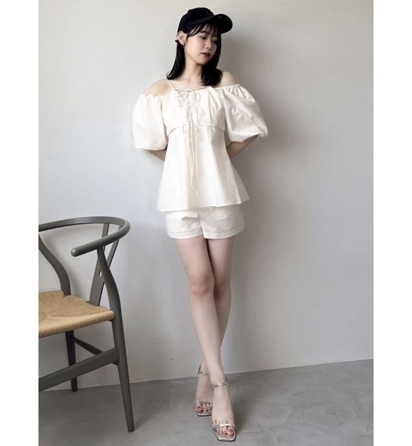 dazzlin「【SETUP】コンパクトジャカードショートパンツ※セットアップ対応」|その他|