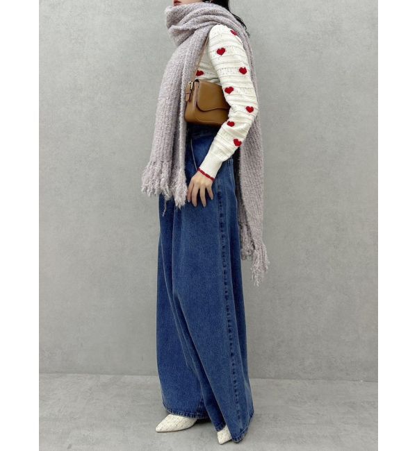 dazzlin「キャンディカラービッグマフラー」|マフラー|