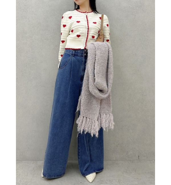 dazzlin「キャンディカラービッグマフラー」|マフラー|