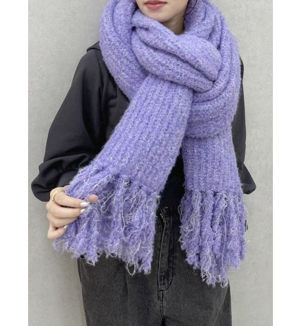 dazzlin「キャンディカラービッグマフラー」|マフラー|