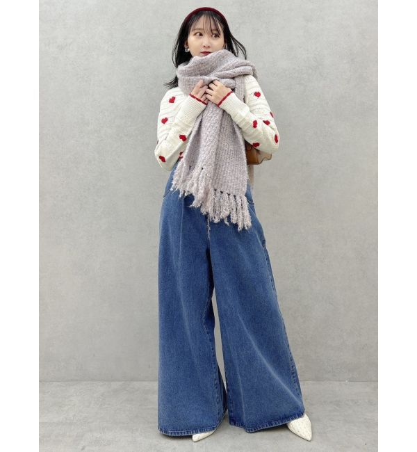 dazzlin「キャンディカラービッグマフラー」|マフラー|