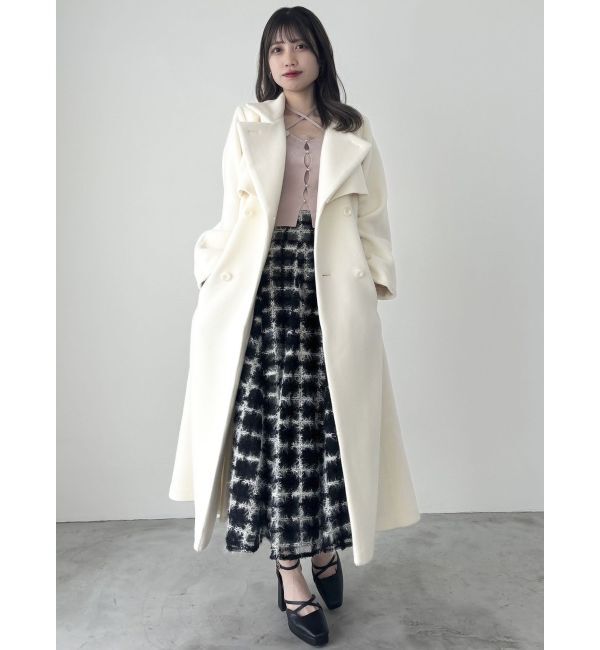 dazzlin「カーデタイトレイヤードリボントップス」|ニット・セーター|