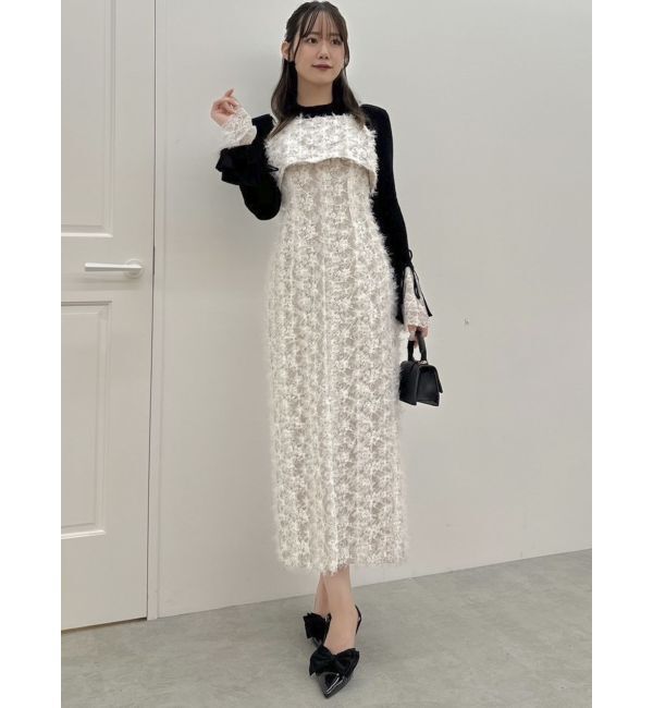 dazzlin「リボンパーティキャミワンピース」|ワンピース|