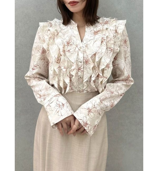 dazzlin「メニーフリルブラウス」|シャツ・ブラウス|