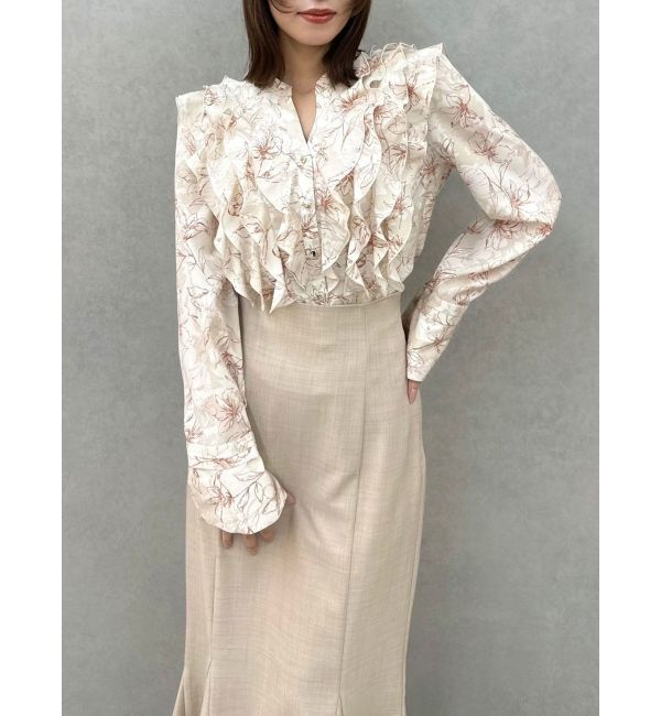 dazzlin「メニーフリルブラウス」|シャツ・ブラウス|