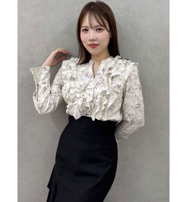 dazzlin「メニーフリルブラウス」|シャツ・ブラウス|