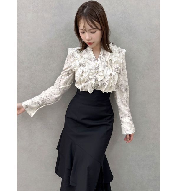 dazzlin「メニーフリルブラウス」|シャツ・ブラウス|