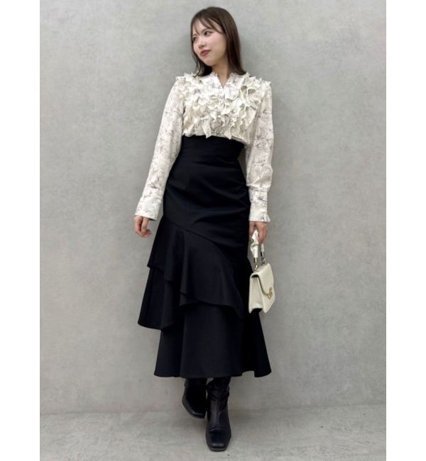 dazzlin「メニーフリルブラウス」|シャツ・ブラウス|