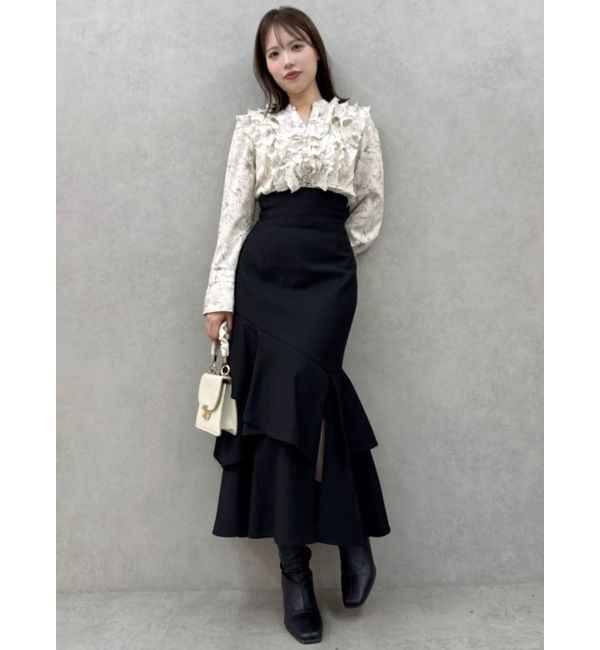 dazzlin「メニーフリルブラウス」|シャツ・ブラウス|