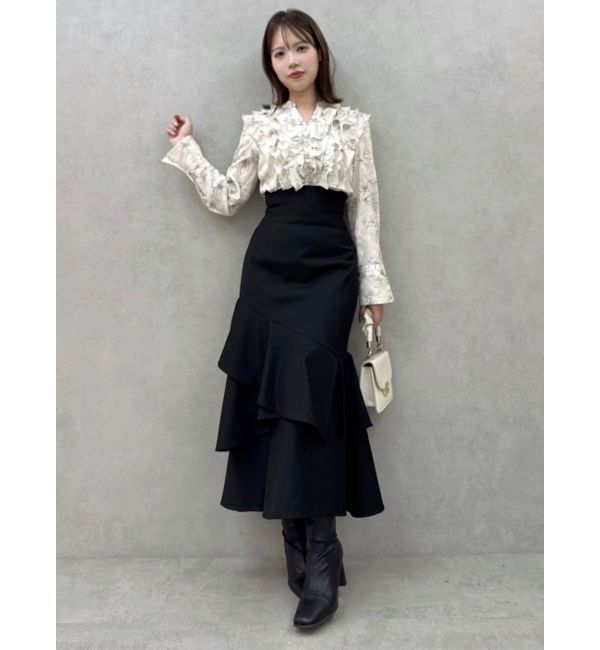 dazzlin「メニーフリルブラウス」|シャツ・ブラウス|