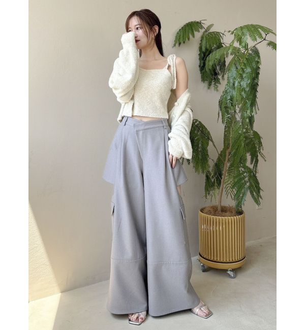 dazzlin「ミニシャギーラメニットカーデトップス」|カーディガン|