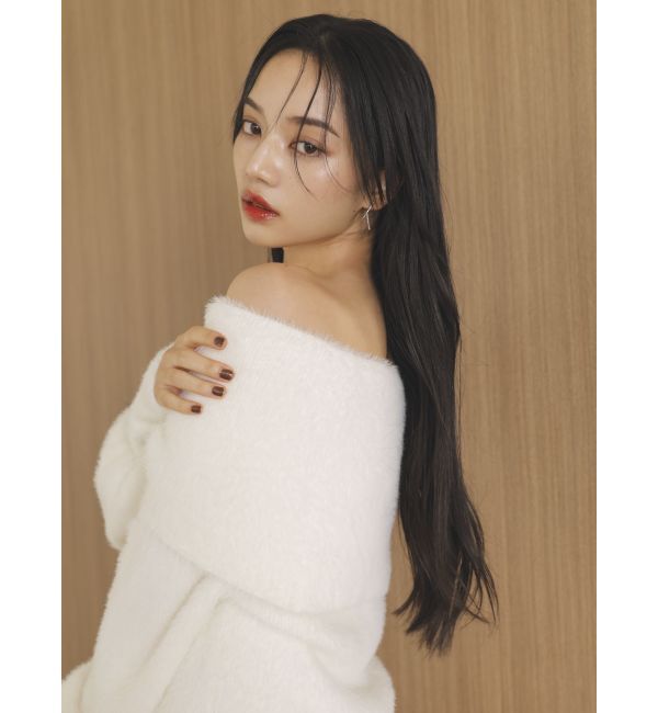 dazzlin「シャギーオフショルニットプルオーバー」|ニット・セーター|