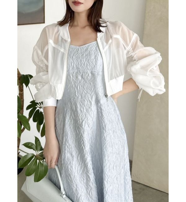 dazzlin「バックリボンジャカードキャミワンピース」|ワンピース|