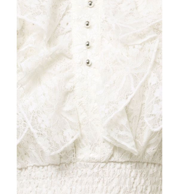 dazzlin「【WEB限定】バックリボンレースノースリワンピース」|ワンピース|