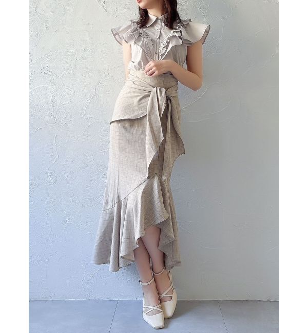 dazzlin「ラップマーメイドラインスカート」|スカート|