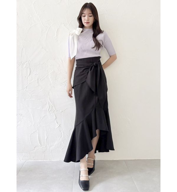 dazzlin「ラップマーメイドラインスカート」|スカート|