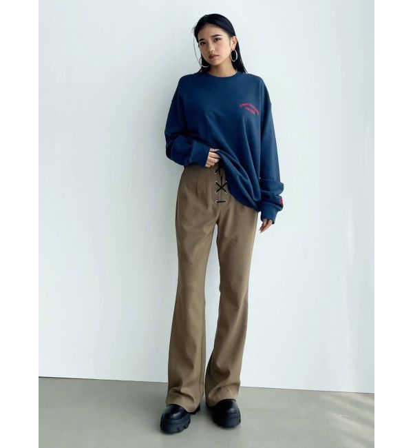 EMODA「レースアップフレアパンツ」|その他|