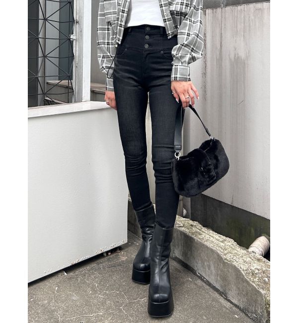 EMODA「【ELDER】フィックスハイウエストデニム」|デニム|