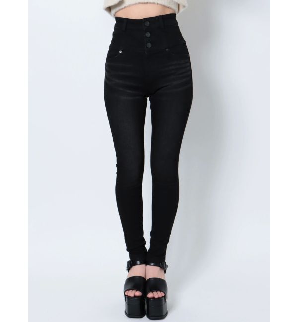 EMODA「【ELDER】フィックスハイウエストデニム」|デニム|