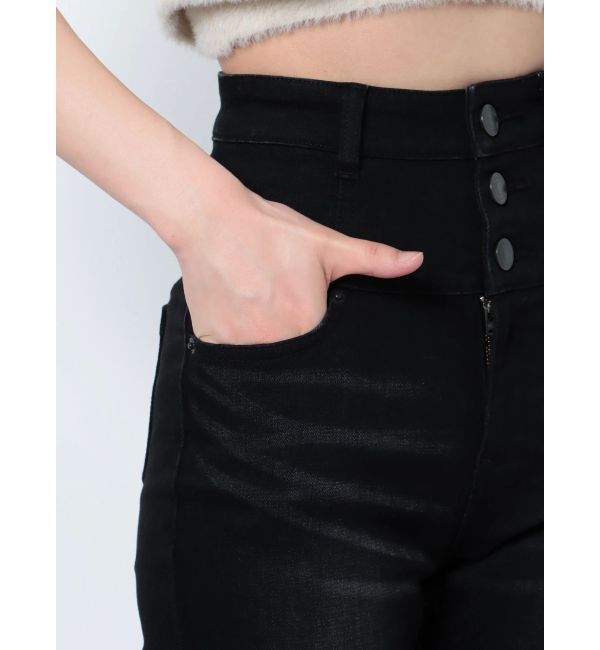 EMODA「【ELDER】フィックスハイウエストデニム」|デニム|