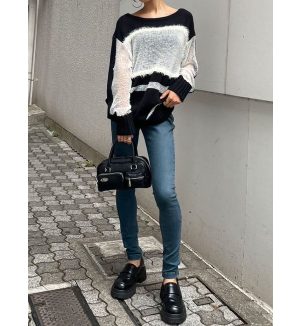 EMODA「【ELDER】フィックスハイウエストデニム」|デニム|