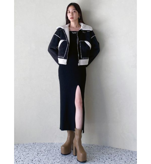 EMODA「トゥーカバーボリュームブーツ」|ショートブーツ|