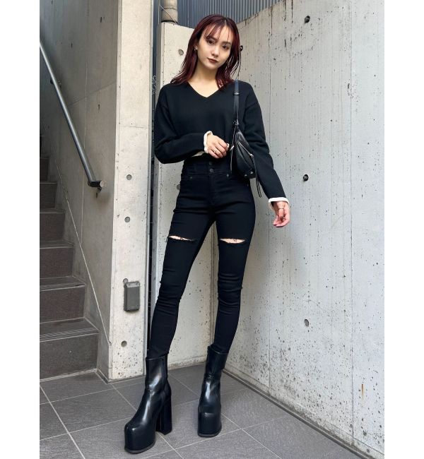 EMODA「トゥーカバーボリュームブーツ」|ショートブーツ|