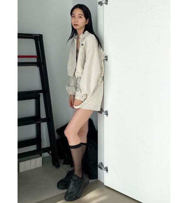 EMODA「ボックスEマークショートブルゾン」|ブルゾン・スタジャン|