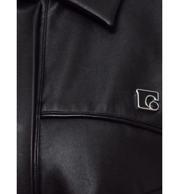 EMODA「ボックスEマークショートブルゾン」|ブルゾン・スタジャン|