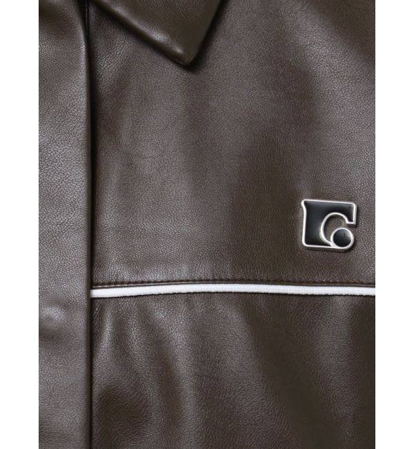 EMODA「ボックスEマークショートブルゾン」|ブルゾン・スタジャン|