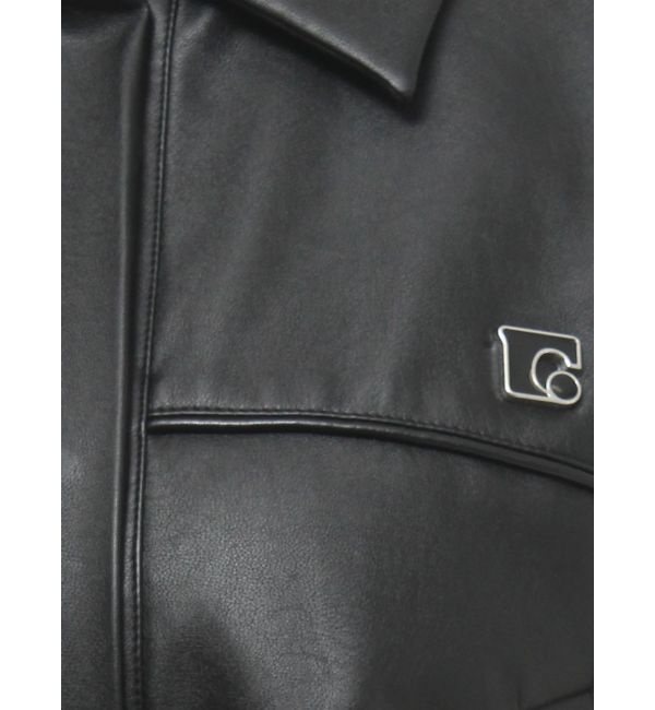 EMODA「ボックスEマークショートブルゾン」|ブルゾン・スタジャン|