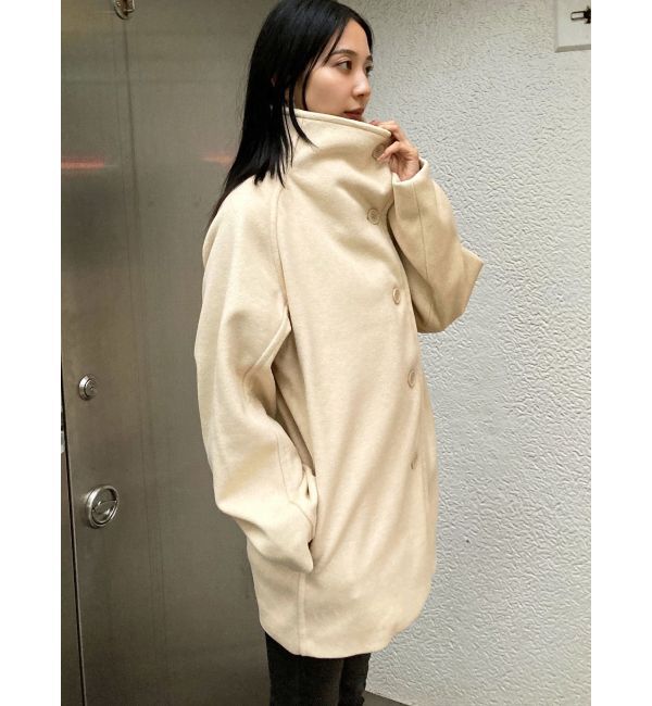 EMODA「オーバーダブルカラーミディコート」|その他|アイボリー