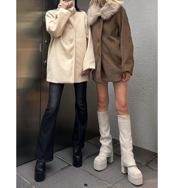 EMODA「オーバーダブルカラーミディコート」|その他|